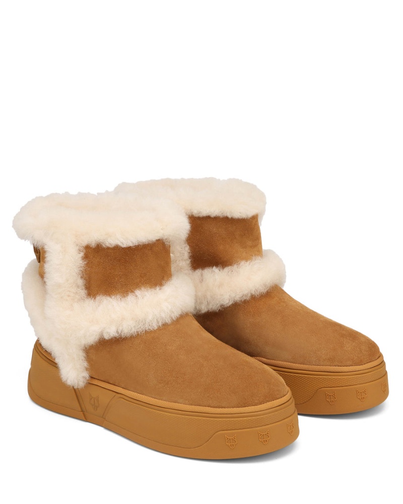 Naked Wolfe K-01 Shearling Muške Cizme Smeđe | XHR922TN