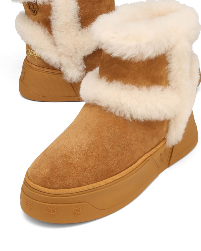 Naked Wolfe K-01 Shearling Muške Cizme Smeđe | XHR922TN