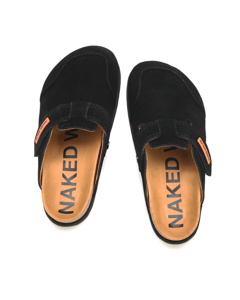 Naked Wolfe Melt Suede Muške Papuce Crne | WKY1519DB