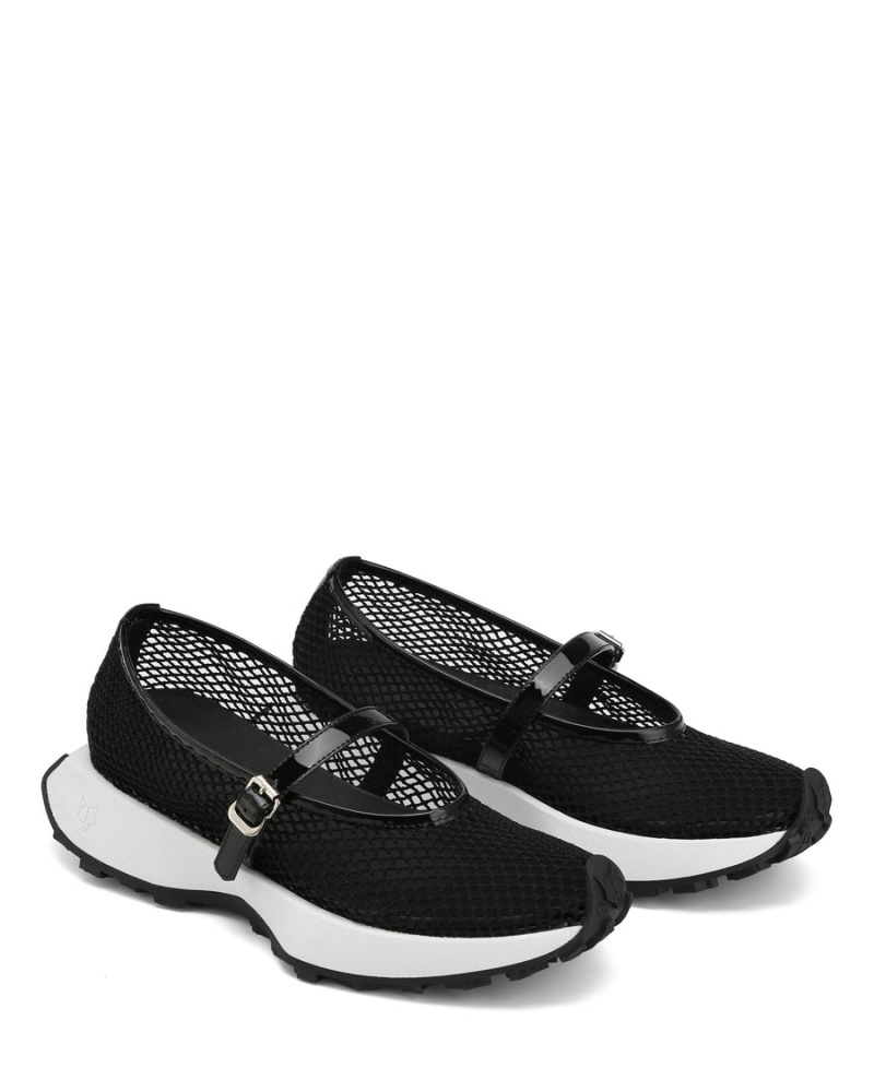 Naked Wolfe Protected Mesh Ženske Loafers Crne | HLK4180ZL