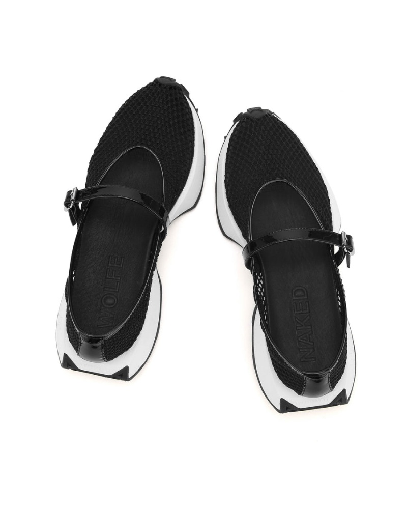 Naked Wolfe Protected Mesh Ženske Loafers Crne | HLK4180ZL