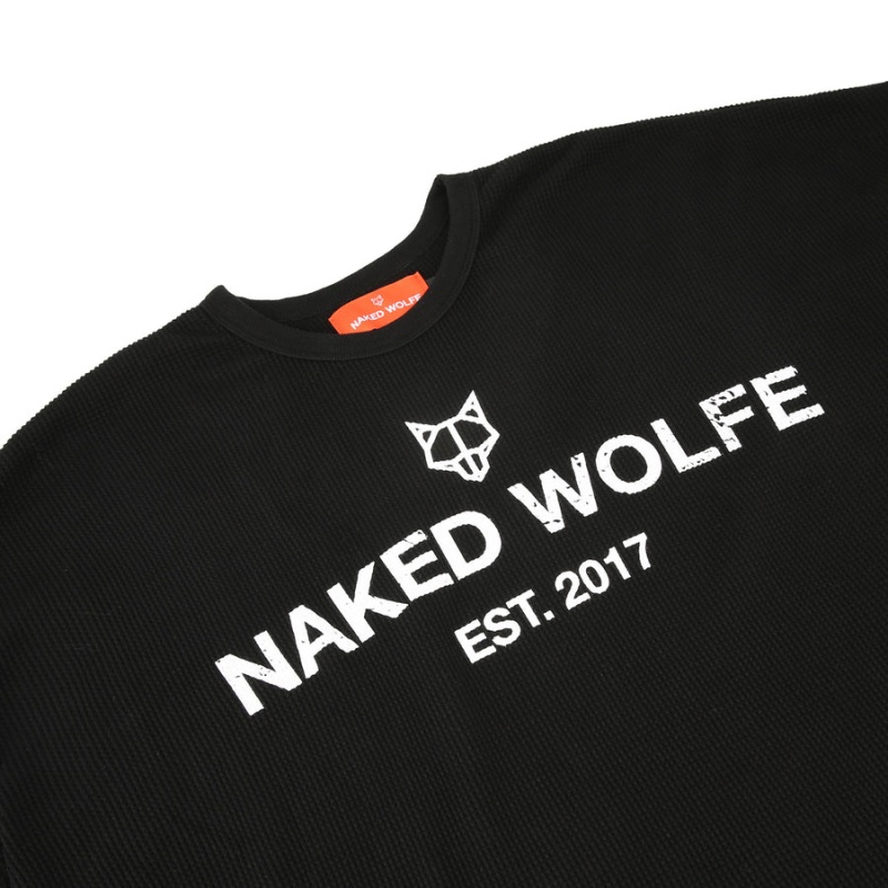 Naked Wolfe Thermal Muške Dukserice Crne | FKD239CW